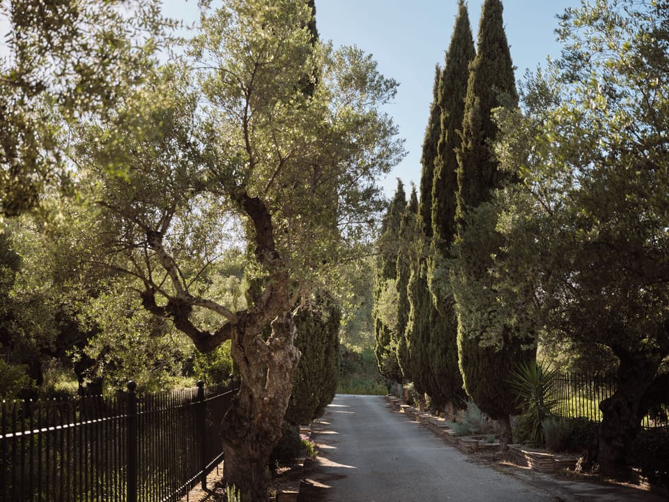 The estate grounds would be ideal for morning walks.