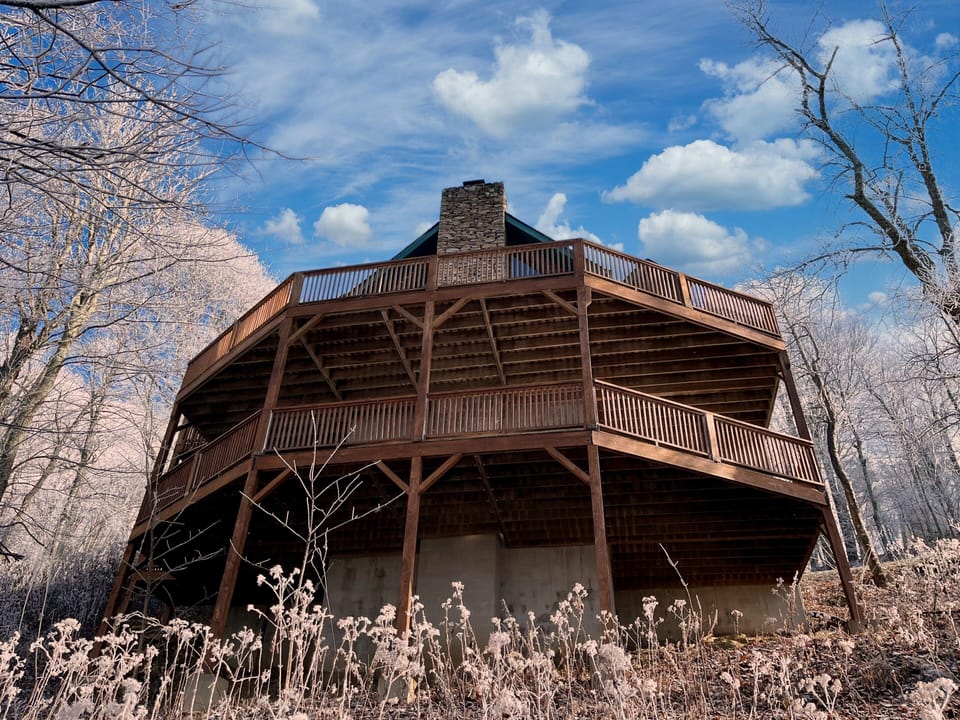 View from the back of the home