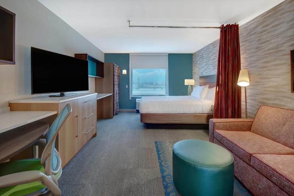 Kick back on the sofa after a restful night’s sleep.