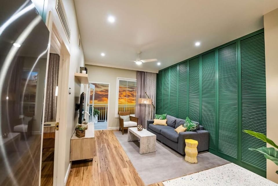 Gather comfortably in an airy living room made for relaxing.