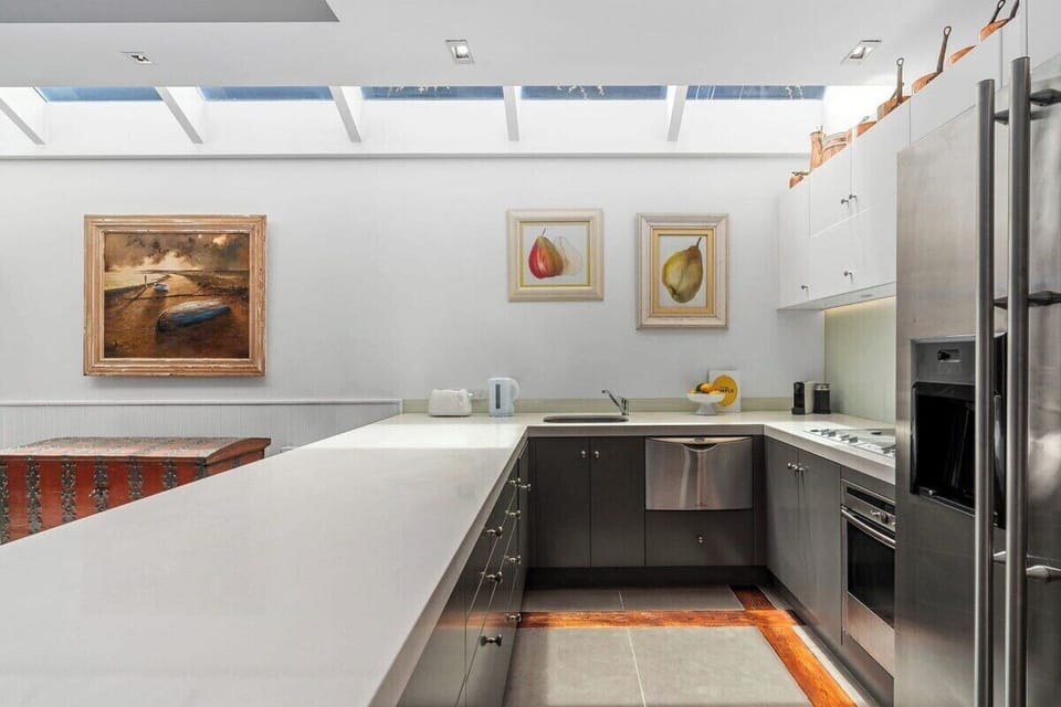 Large kitchen, with huge island to entertain