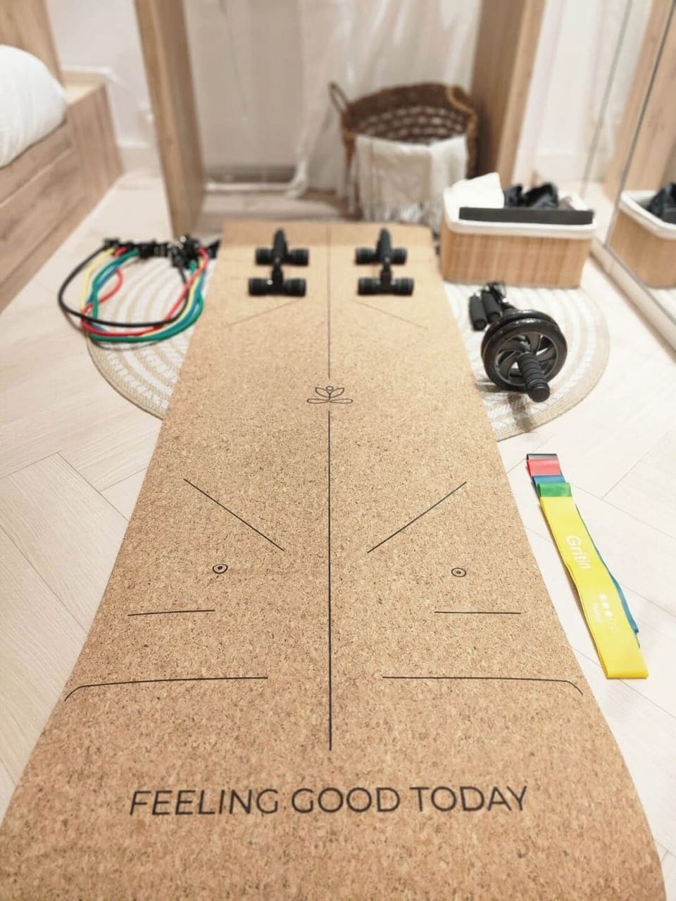 Yoga Mat y material completo para ejercicio diario
