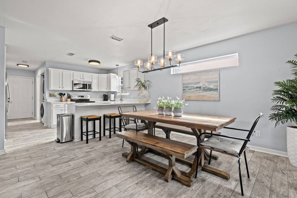 Open-Concept Living and Dining Space, Seamlessly Blending Comfort with Style