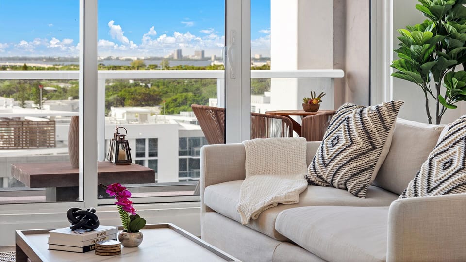Living Room with Skyline View
