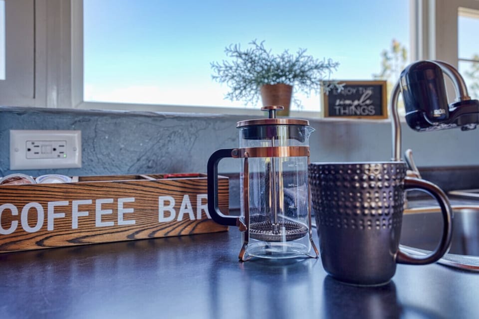 Enjoy a variety of coffee and tea options.