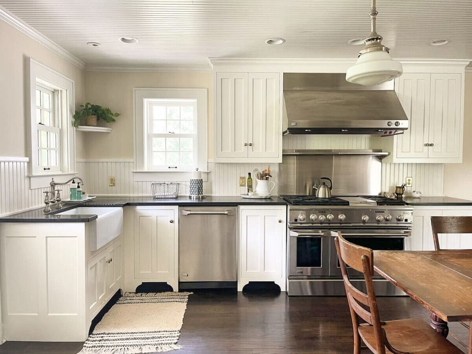 Gourmet kitchen in Boxwood House.