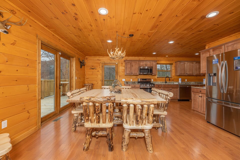 Dining Table and Kitchen