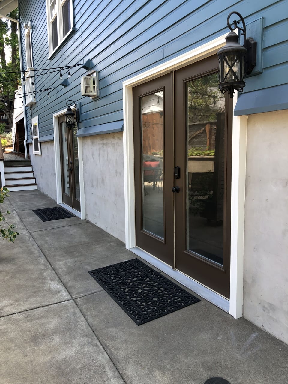 Dual Double Doors to Suite