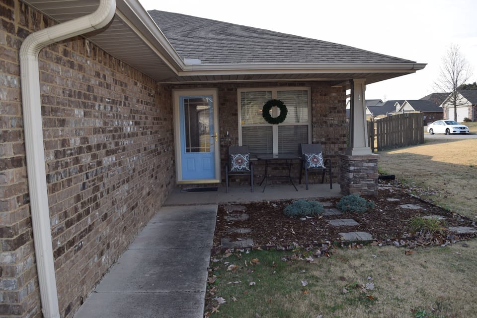 Front door to the house. 