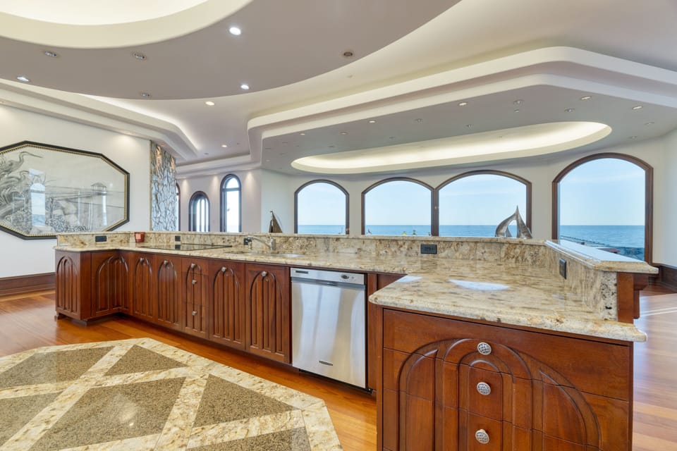 Views from the kitchen.