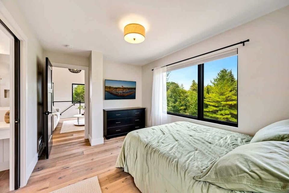 Bedroom #2 with adjoining Jack and Jill bathroom.