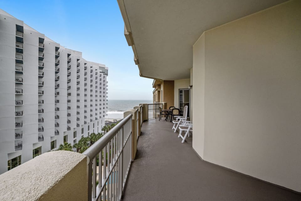 Large Ocean View Balcony