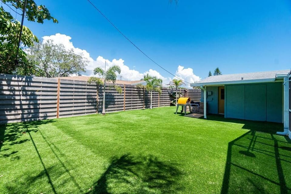 Your family and furkids will love the canine turf and fully fenced in yard