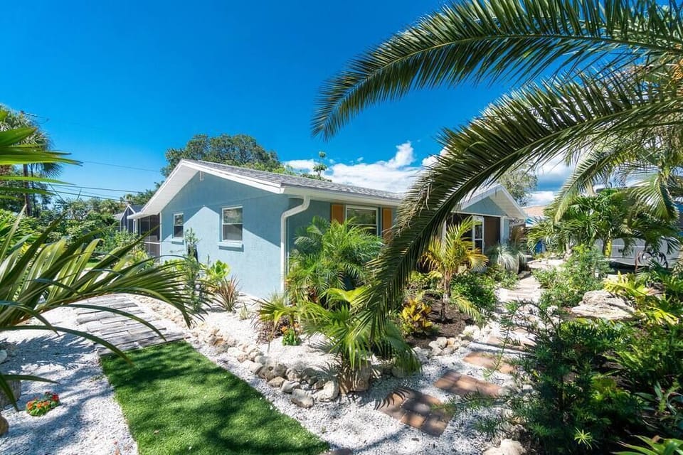 Meander through our tropical gardens