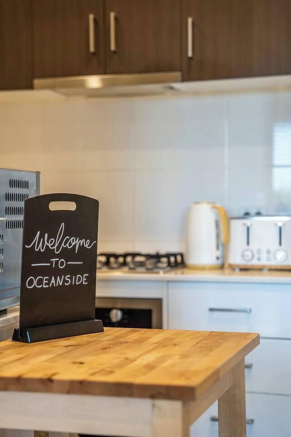 Feel at home with a warm welcome in the kitchen.