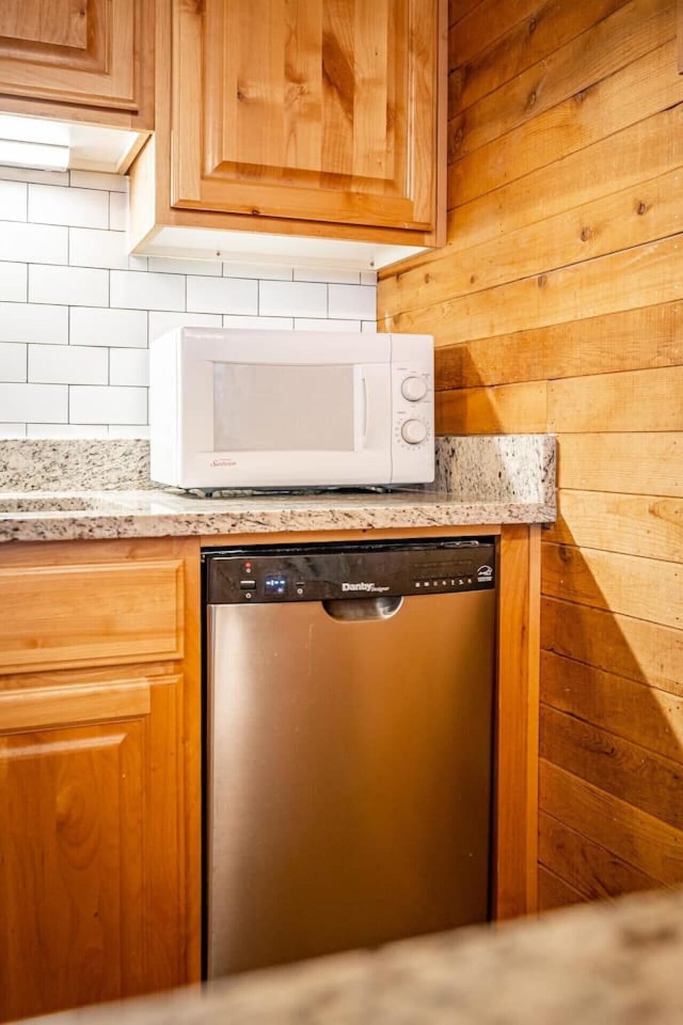 Dishwasher and microwave
