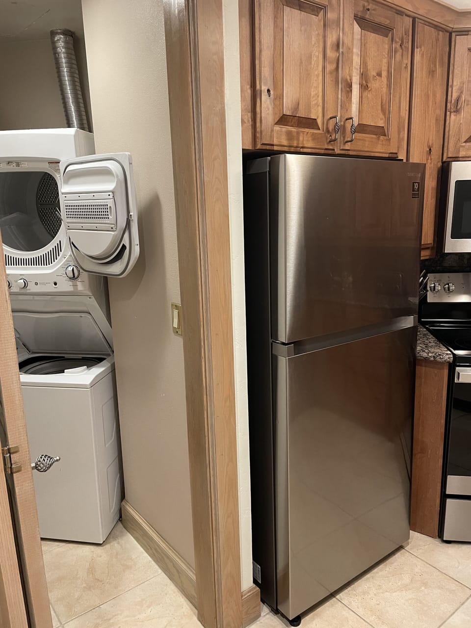 Laundry off of kitchen