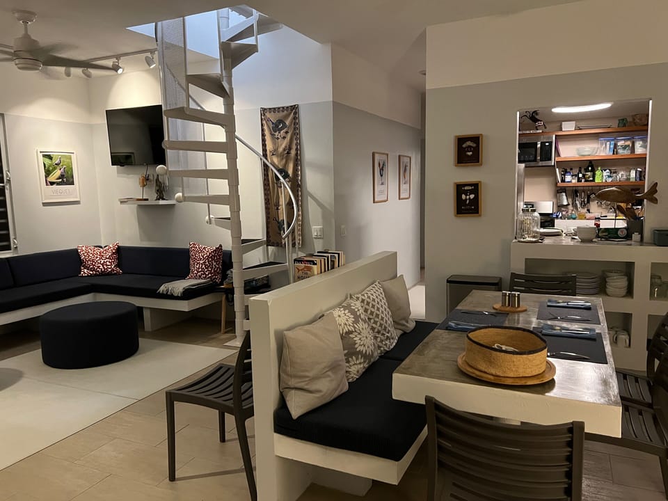 Living Dining area at night
