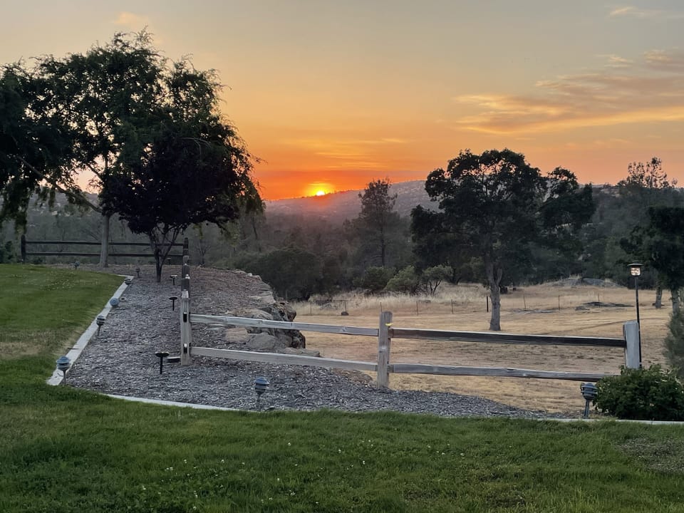 Main House Sunset