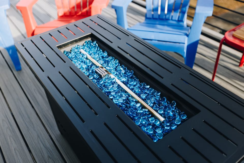 Your fire pit for the perfect evenings on the balcony