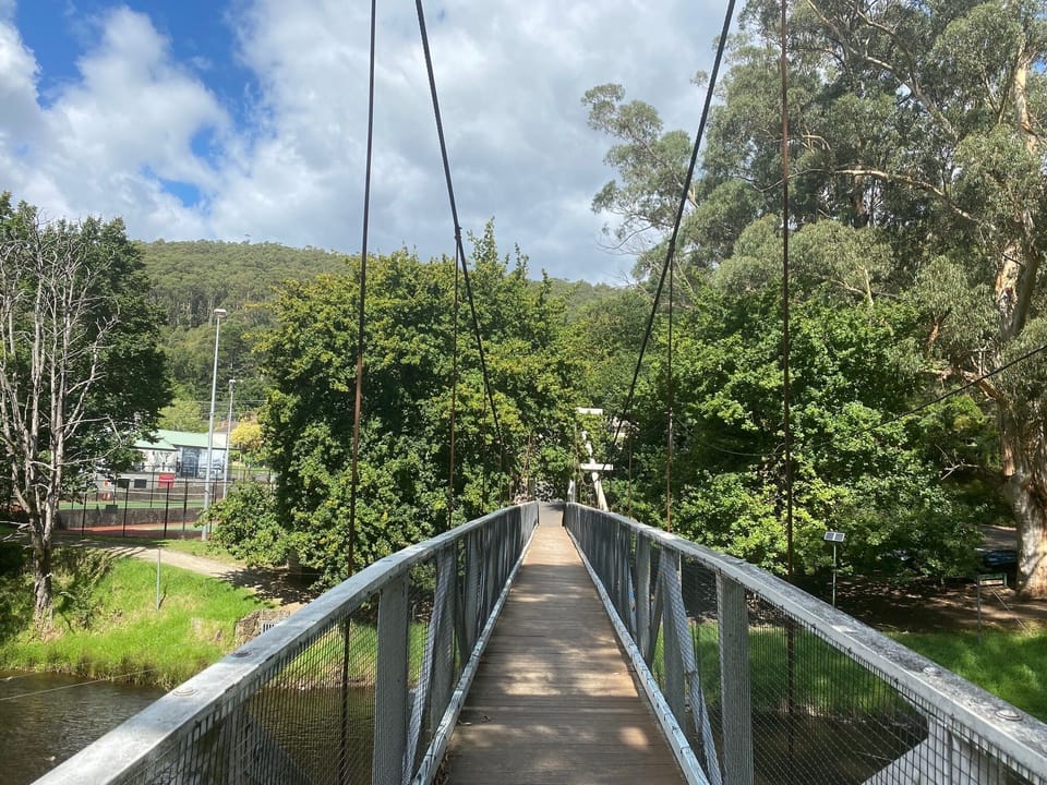 Yarra River Views from the Swing Bridge
