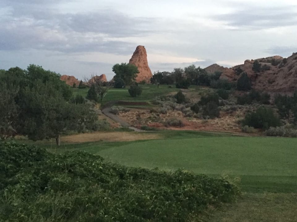 Moab Golf Club #4 green, #3 green