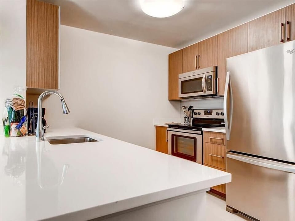 Full Kitchen with Stainless Steel Appliances