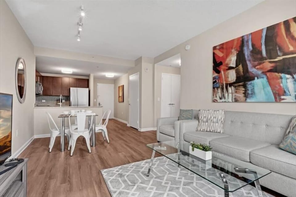 Jersey City 1 Bedroom Living Room