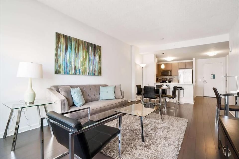 Jersey City 1 Bedroom Living Room