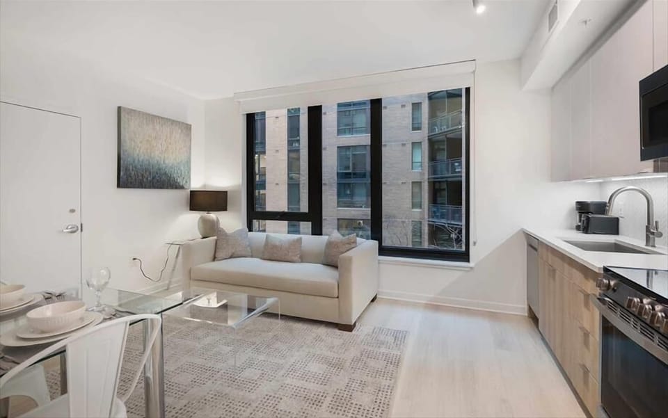 Noma Washington 1 Bedroom Living Room