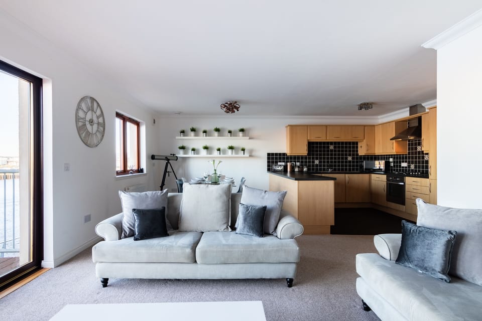 Lounge, Dining area and Kitchen - First Floor Apartment (1)