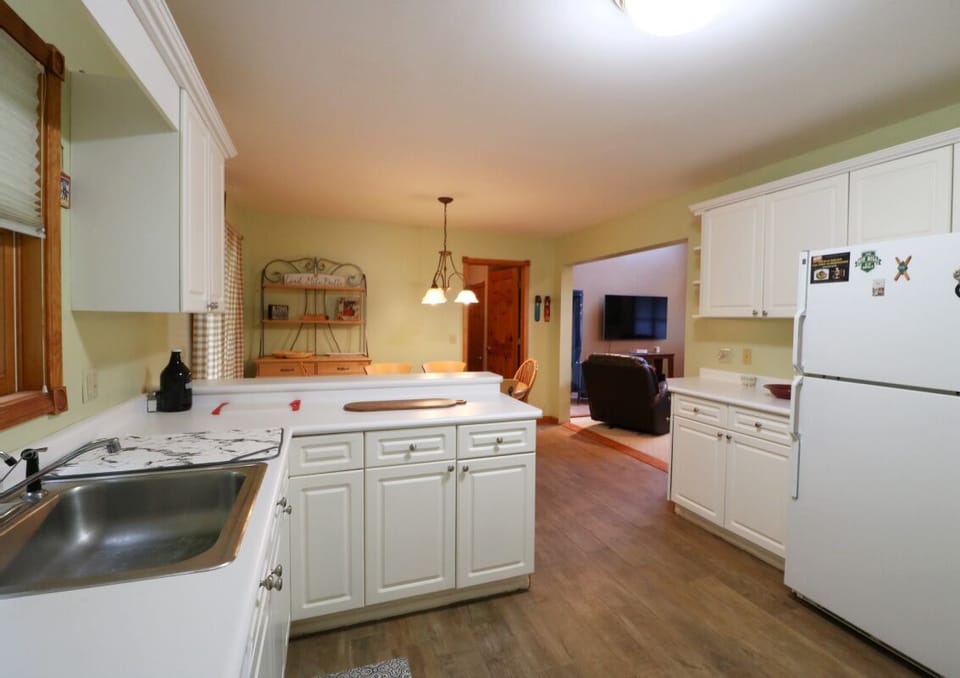 Alternative View from Kitchen into Dining/Living Area