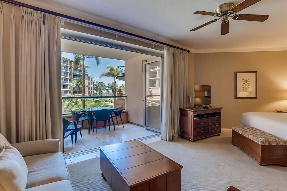 Living area. Interior and views may vary based on location and availability.