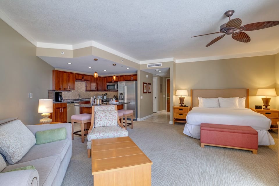 Living area. Interior and views may vary based on location and availability.