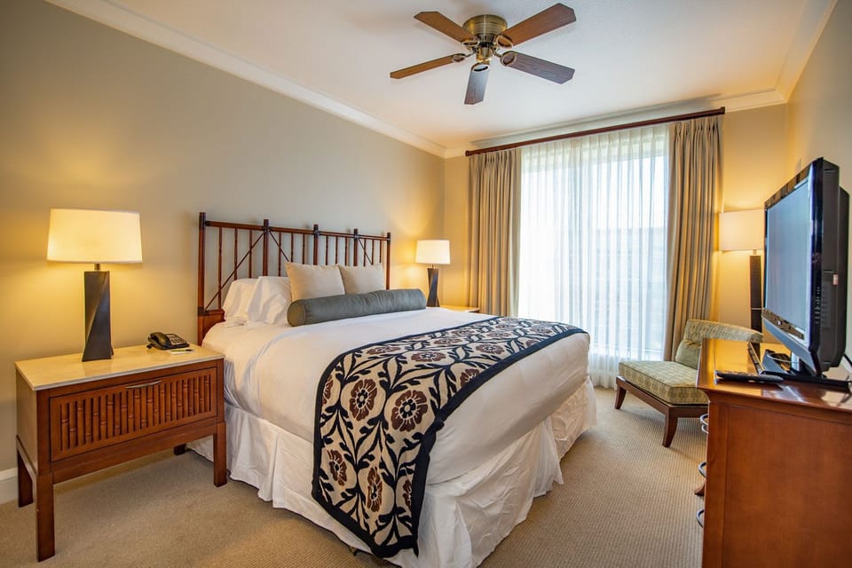 Bedroom. Interior and views may vary based on location and availability.