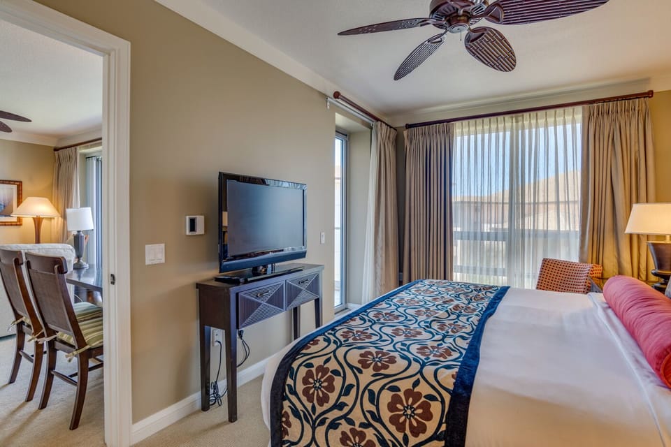 Bedroom. Interior and views may vary based on location and availability.