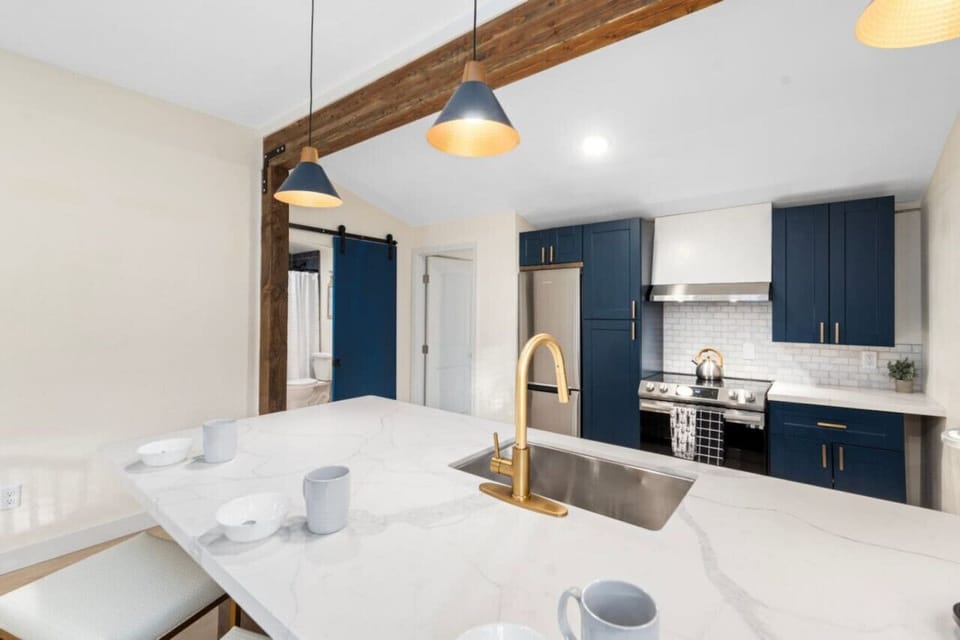 Crafting culinary delights in this chic kitchen hub
