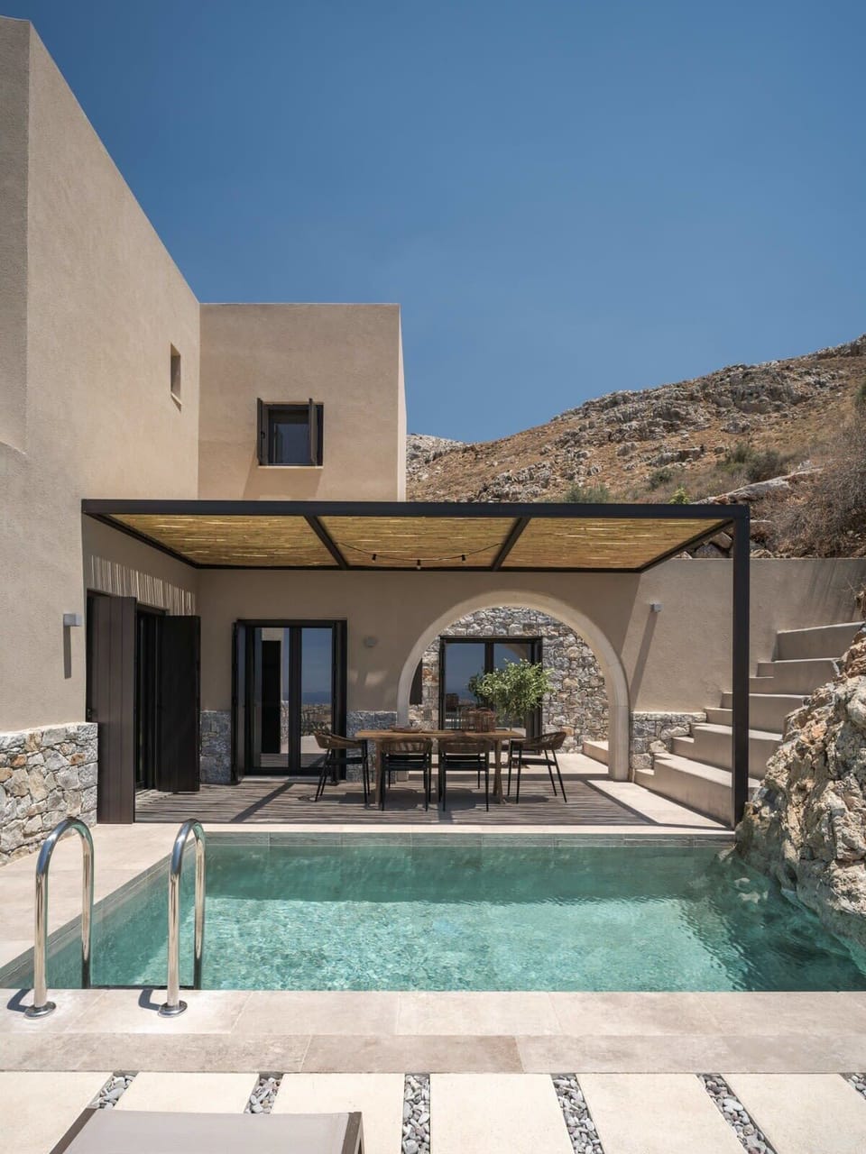 View of the exterior - Private pool available for our guests