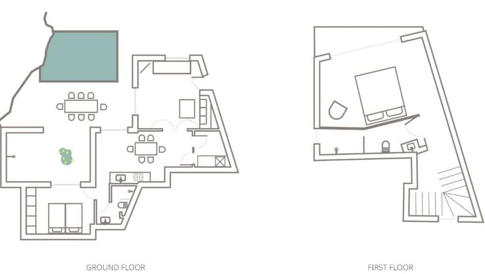 Property layout of the villa