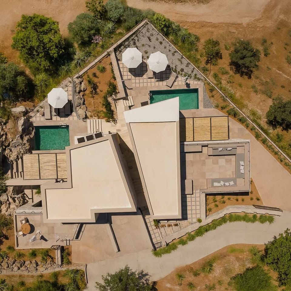 Aerial View of the villas - View from above - Panoramic Views 