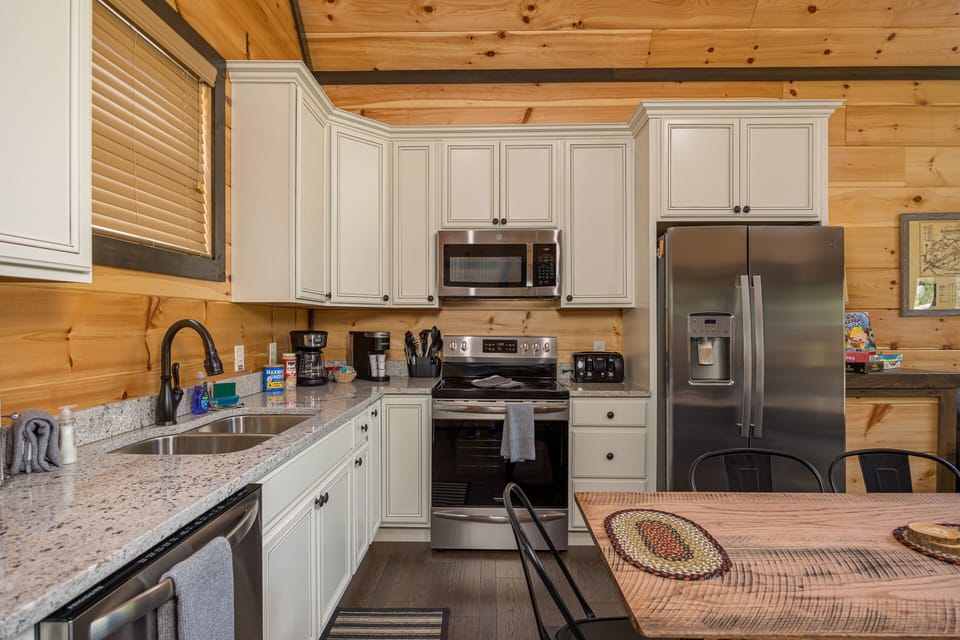 Everything you would need to cook a meal like home.