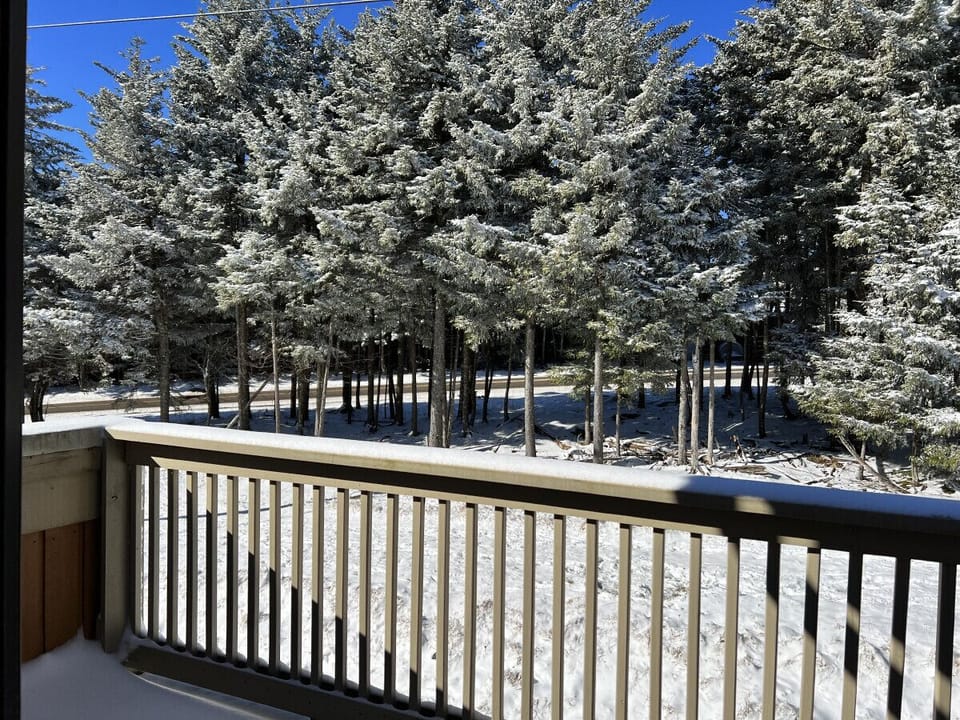 Private deck off of the first floor bedroom