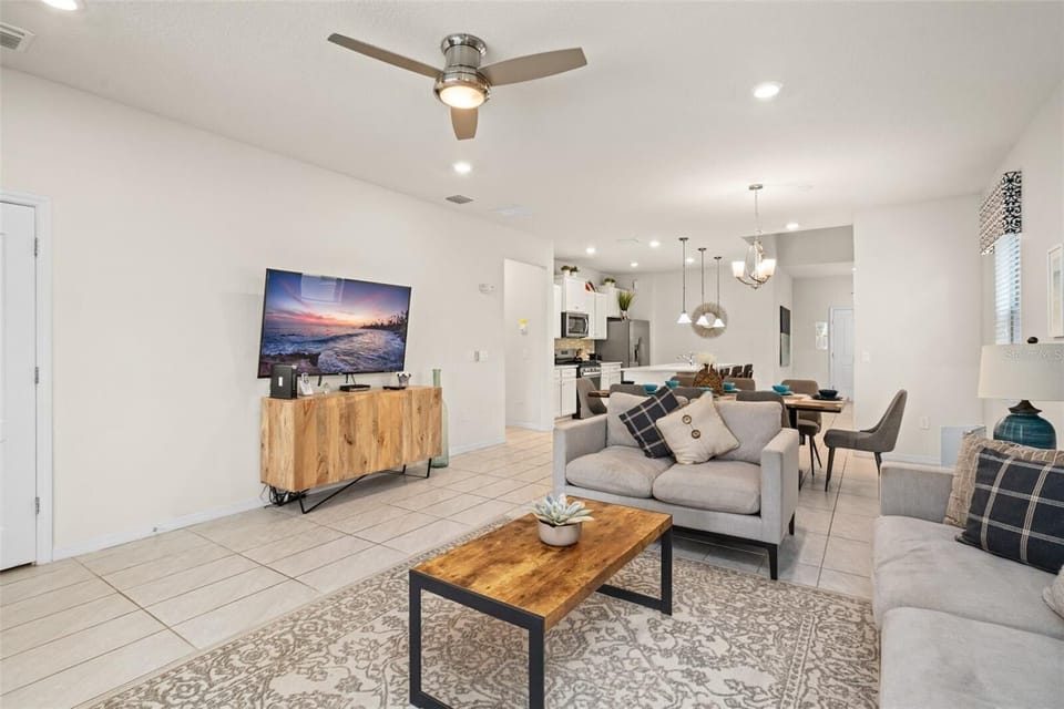 Large TV in the main living space