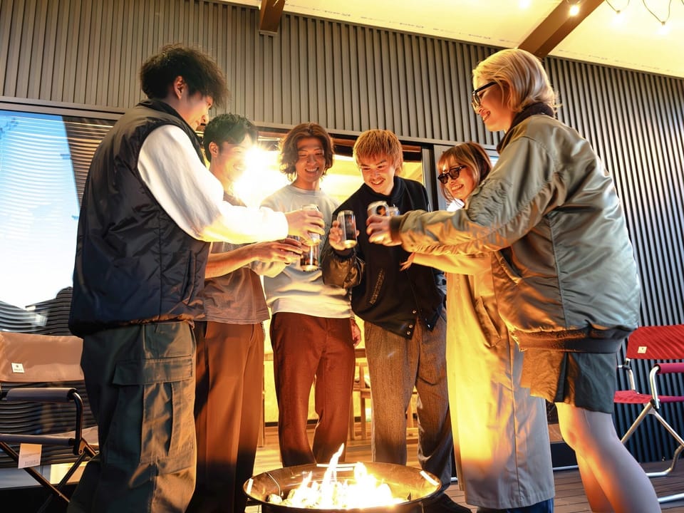 ・[Bonfire] Everyone gather around the fire and have an unforgettable time♪