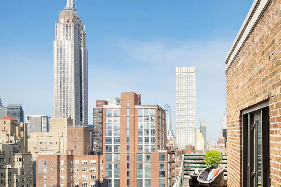 Soak up iconic skyline views from your private terrace.