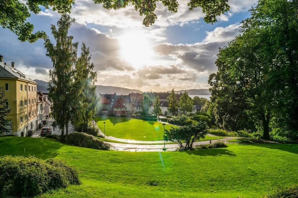 Beautiful parks in the neighbourhood. "Meyerparken" is one of our favorites places!