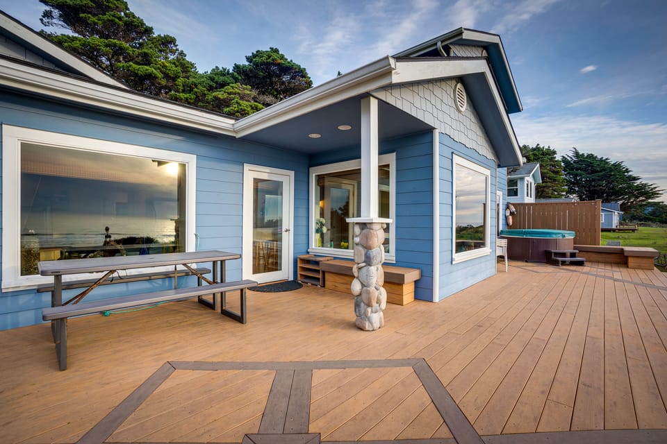 Waterfront Deck | Private Hot Tub