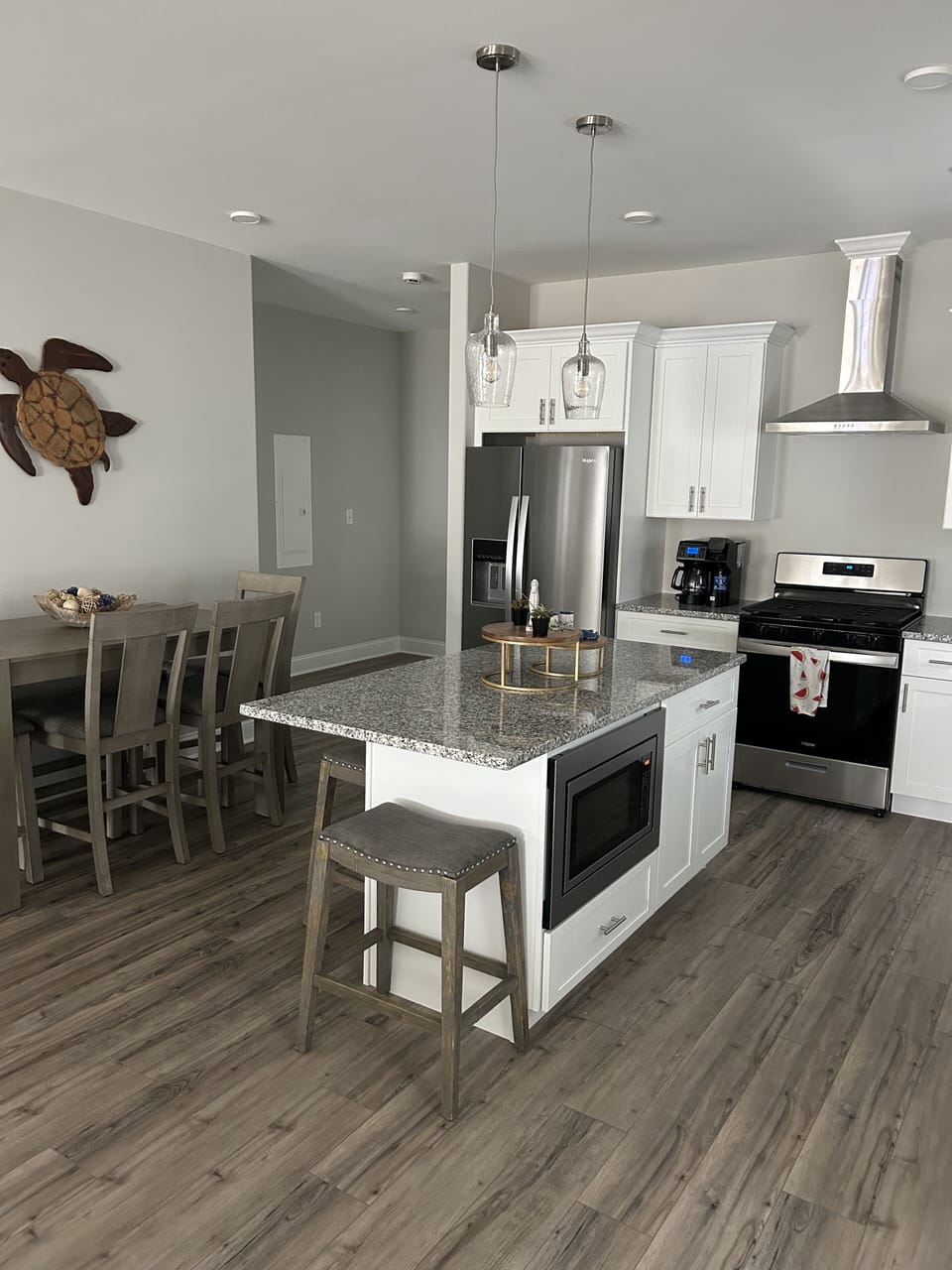 Fully stocked kitchen