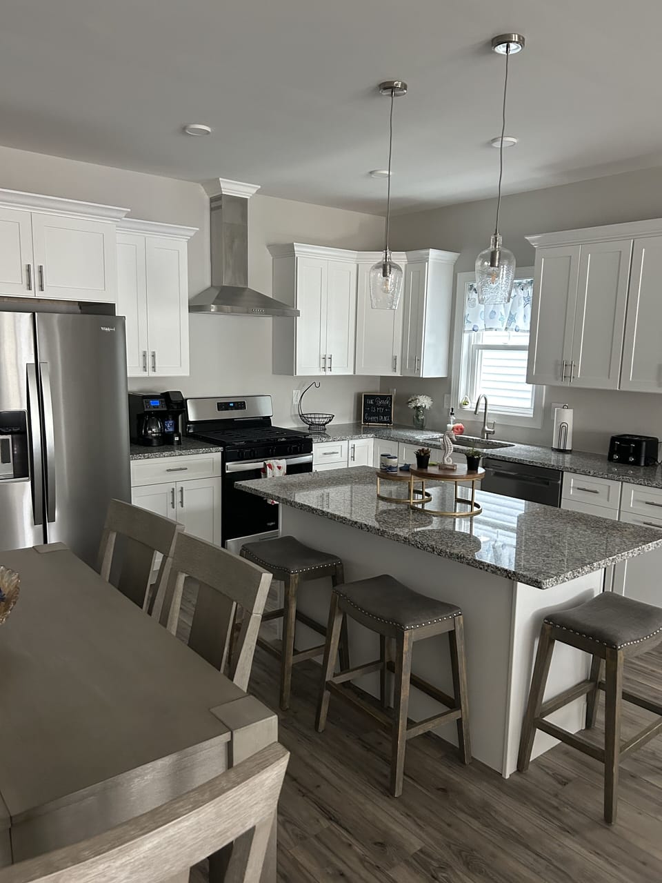 Fully stocked kitchen