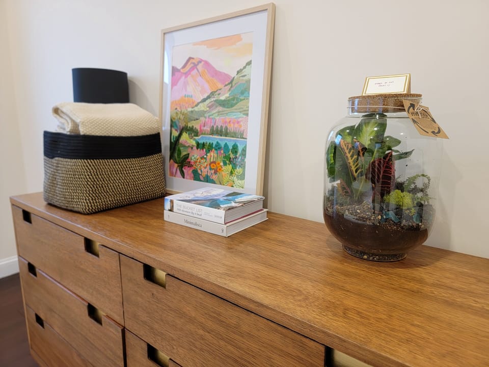 Master bed dresser